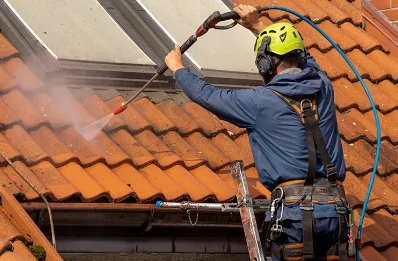 Démoussage et hydrofuge de toiture à Briod